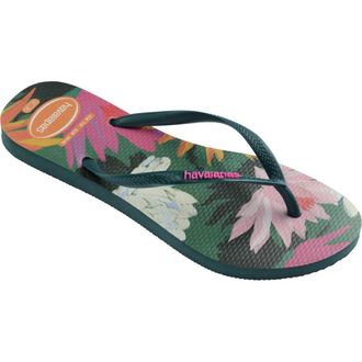 Havaianas Slim Summer Bliss Flip Flop in Pantanal Green at Nordstrom Rack, Size 11/12