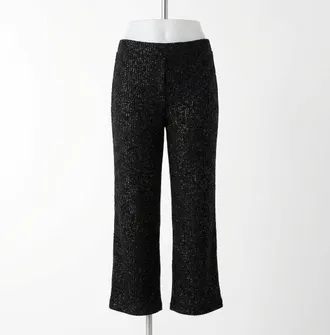 Z Supply Skylar Sequin Pant In Black