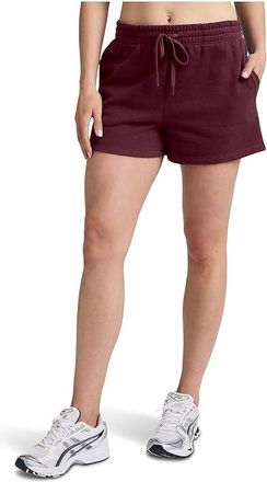 Beyond Yoga Luxefleece 3.5 Sweat Shorts Womens Shorts Dark Cherry : LG (US Womens 10-12), Cotton/Polyester