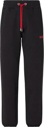 GCDS Cotton Trainingsbroeken - Heren - Sweatpants - Zwart - M - Katoen - Broeken