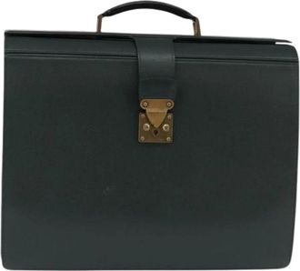 Louis Vuitton Tweedehands leren Louis Vuitton tassen - Dames - Vintage Handtas - Groen - ONE Size - Vintage