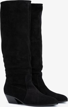 Pedro Garcia Black suede flat boot| Helle | Fall winter 26 |
