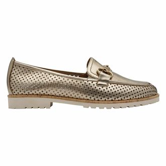 Tamaris Opengewerkte loafers in leer