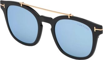 Tom Ford Blauw Licht Filter Clip-On Brillen - unisex - Zonnebrillen - Zwart - 49 MM - Accessoires