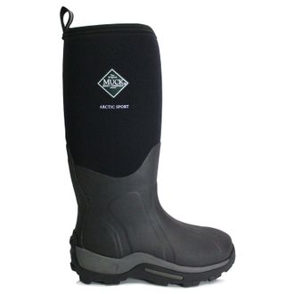 The Original Muck Boot Company Arctic Sport Rubber Mens Mid Calf Boots - Black - Size:UK 12