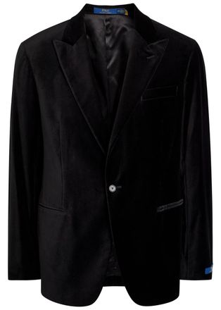 Polo Ralph Lauren Velvet Blazer - Black - 52 (UK42 / XL)