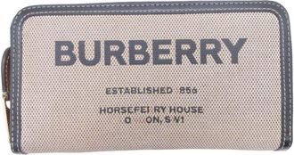 Burberry Beige Black Coin Purse/Coin Case (Pre-Owned)