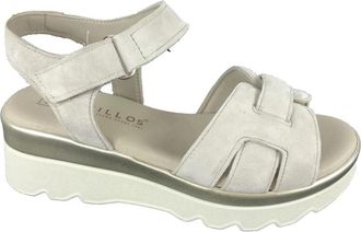 Pitillos Platte sandalen - Dames - Sandalen - Beige - 39 EU - Schoenen