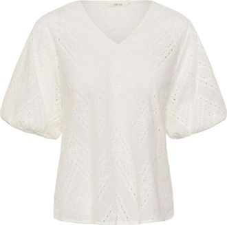 Cream Overhemden, Dames, Wit, 3Xl, Blouses