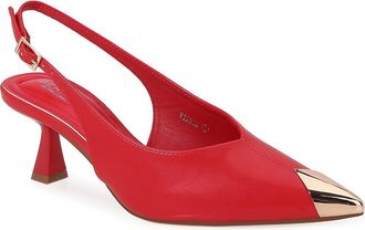 Berness Vianna Cap Toe Slingback Pump in Red at Nordstrom Rack, Size 5.5