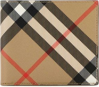 Burberry Printed E-canvas Wallet - Heren - Portefeuilles - Veelkleurig - ONE Size - Katoen - Accessoires