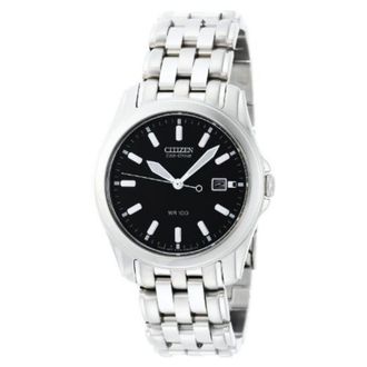 Citizen Eco-Drive Black Dial Mens Watch BM6730-56L
