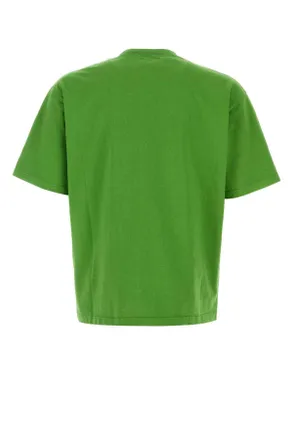 Prada Mens Cotton T-Shirt Green