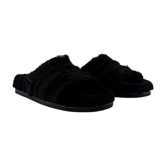 Tory Burch Womens Ines Sport Slipper Black Calfskin