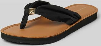 Tommy Hilfiger Zehentrenner mit Label-Detail Modell ELEVATED in Black, Größe 36