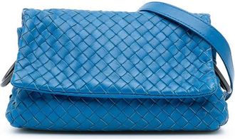 Bottega Veneta Pre-owned Bottega Veneta Nappa Intrecciato Flap Crossbody Ladies B08156252C