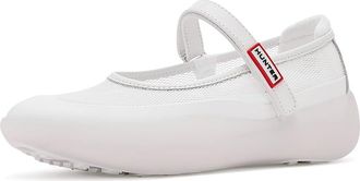 Hunter Mire Womens Dress Flat Shoes White Mesh : 10 M, Textile