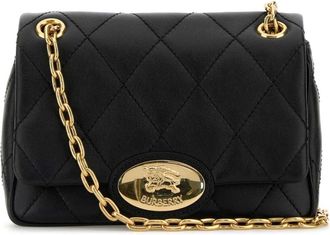 Burberry Small Strand Bag - Dames - Schoudertassen - Zwart - ONE Size - Katoen - Tassen