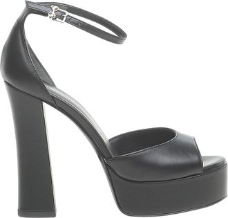 Sergio Levantesi Elegante hoge hak sandaal - Dames - Sandalen met hakken - Zwart - 40 EU - Schoenen