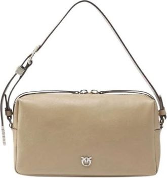 Pinko Shoulder Bags - Dames - Schoudertassen - Beige - ONE Size - Tassen