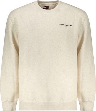 Tommy Hilfiger Mens Jeans Crewneck Sweatshirt - Ivory Cotton - Size X-Large