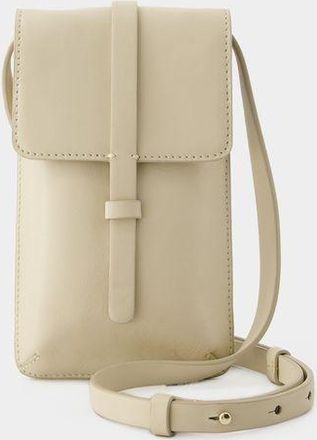 Ines De La Fressange Leonore Schoudertas - Ines de la Fressange - Leer - Licht Zand