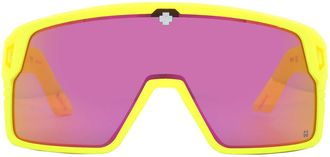 Spy MONOLITH Happy Gray Green with Pink Spectra Mirror Shield Unisex Sunglasses 6700000000152