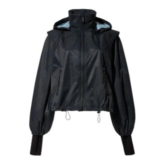 Perfect Moment Light Jackets, female, Black, Size: L Lightweight Hooded Jacket