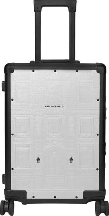 Karl Lagerfeld Maison Trolley - Dames - Handbagage koffer - Grijs - ONE Size - Koffers