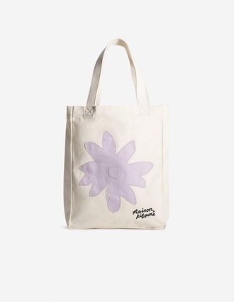 Maison Kitsun&eacute; Daisy Flower Tote