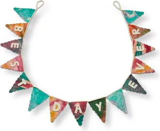 Tag Best Day Ever Felt Garland - Decorative Wall Banner in Blue at Nordstrom