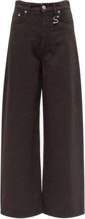 Sportmax Broeken, Dames, Bruin, W26, Stijlvol Siamese Mode Accessoire