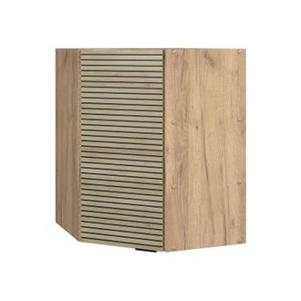 Vicco Armario Colgante De Esquina Fame-line, Panel De Roble, 57 Cm