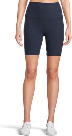 Beyond Yoga Spacedye High Waisted Biker Shorts Womens Shorts Nocturnal Navy : LG (US Womens 10-12) 7, Polyester/Spandex