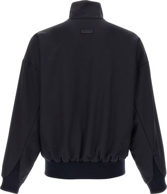 Fear of God Mens Blue Virgin Wool Full-Length Jacket Clothing