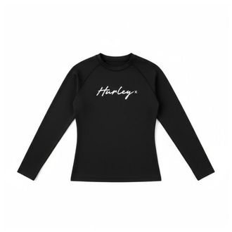 Hurley Rash L/S Tee Lycra f&uuml;r Damen | schwarz