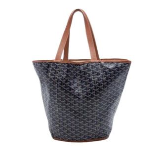 Goyard Pre-owned Belharra Tote Bag - Dames - Pre-owned - Blauw - Maat: ONE Size