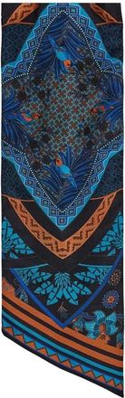 Ferragamo Accessoires, Dames, Veelkleurig, ONE Size, Ba Nodonirva Scarf