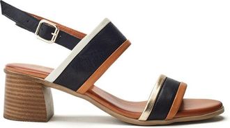 Moda in Pelle Moda in Pelle Womens Luzula Black Sandals Leather - Size EU 40