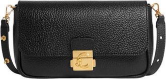 Coccinelle Leather cross body bag utility bag C-Me Lock Mini Bag Noir black