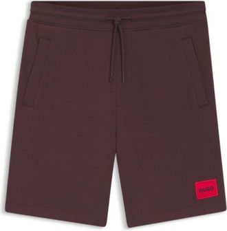 HUGO BOSS Logo-label shorts in cotton terry