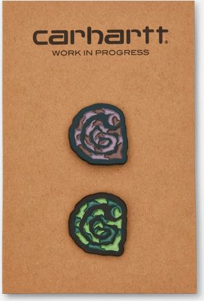 Carhartt Work in Progress Helix Pins Green / Purple