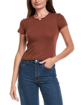 Wayf Pointelle T-Shirt