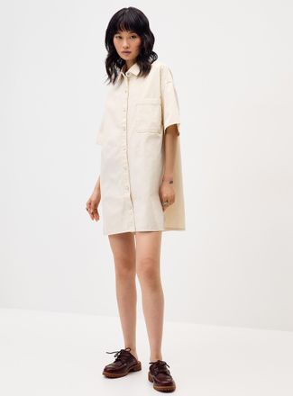 Twik Womens Short-sleeve denim shirtdress