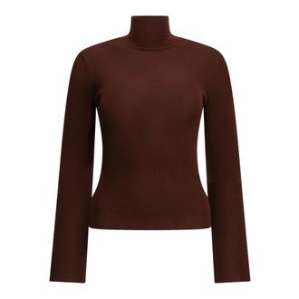 Max Mara Jersey de cuello alto Mxscavallo - Knitwear - Mujer - Rojo - L