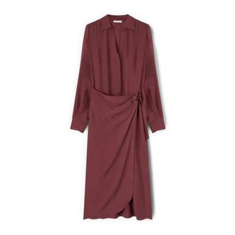 Motivi Wikkeljurk - Dames - Casual kleedjes - Rood - XS - Kleedjes