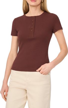 1.State Rib Henley T-Shirt in Cappuccino at Nordstrom Rack, Size X-Large