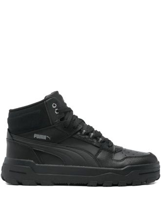 Puma Rebound sneakers - women - Calf Leather/Fabric/Rubber/Polyurethane/Fabric - 11.5 - Black