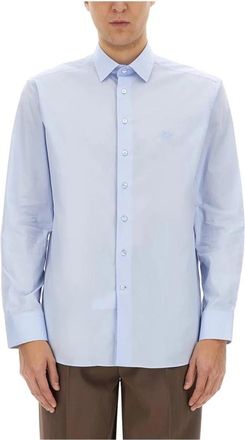 Etro Long Sleeve Dress Shirt - Heren - Casual Overhemden - Blauw - L - Overhemden