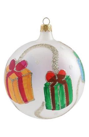 Vietri Ribbon-Wrapped Gifts Ornament in Multi at Nordstrom Rack